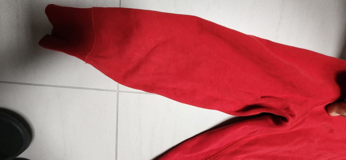 폴로 레드 와플 후드집업 S 상품이미지4