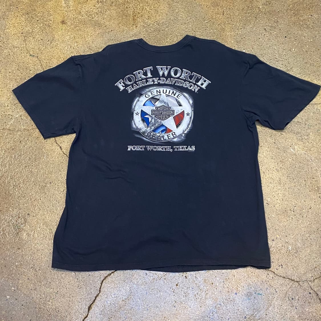 미국 빈티지 할리데이비슨 가스라이트 포켓 투어 반팔티 상품이미지5