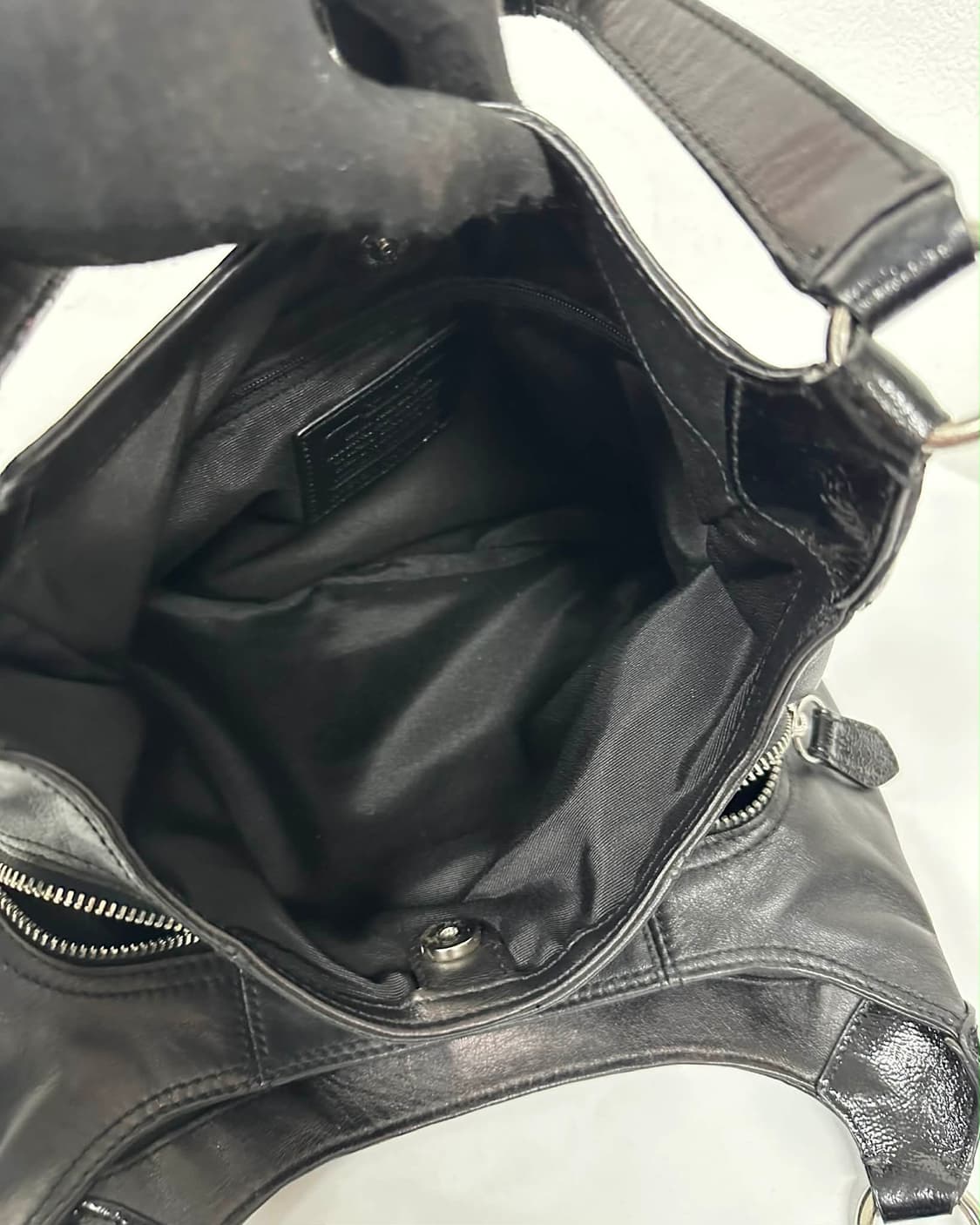 코치 빈티지 램스킨 은장 숄더 & 토트백 상품이미지7