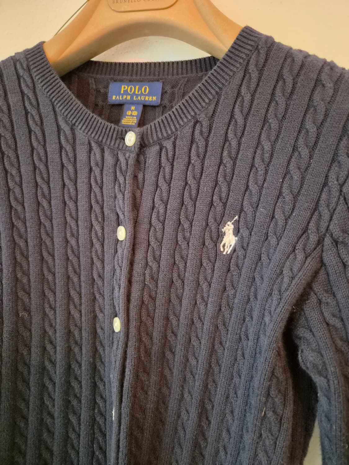 폴로랄프로렌 키즈 케이블가디건 M사이즈 상품이미지4