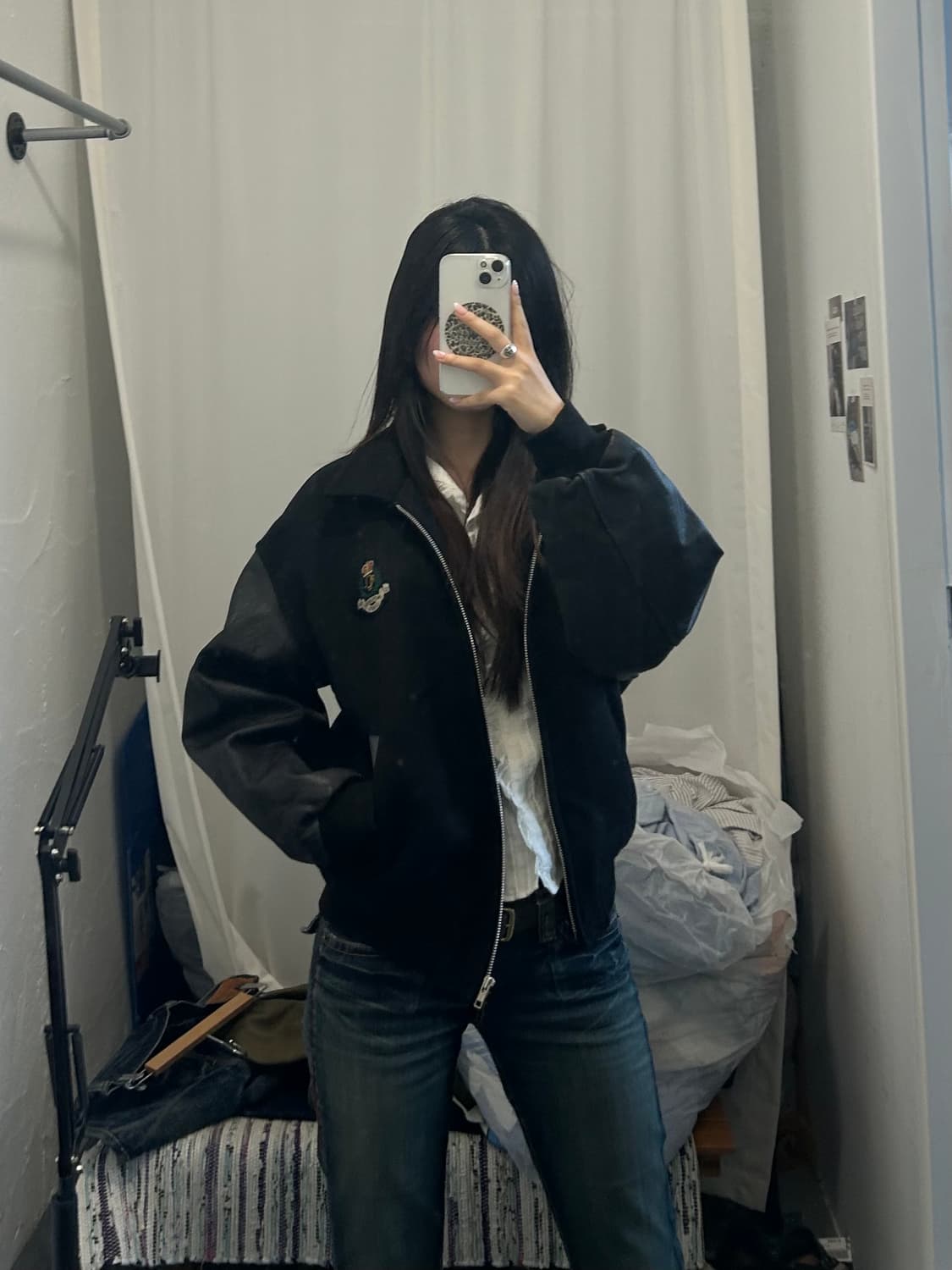 chaps 블루종 자켓 모직 상품이미지2