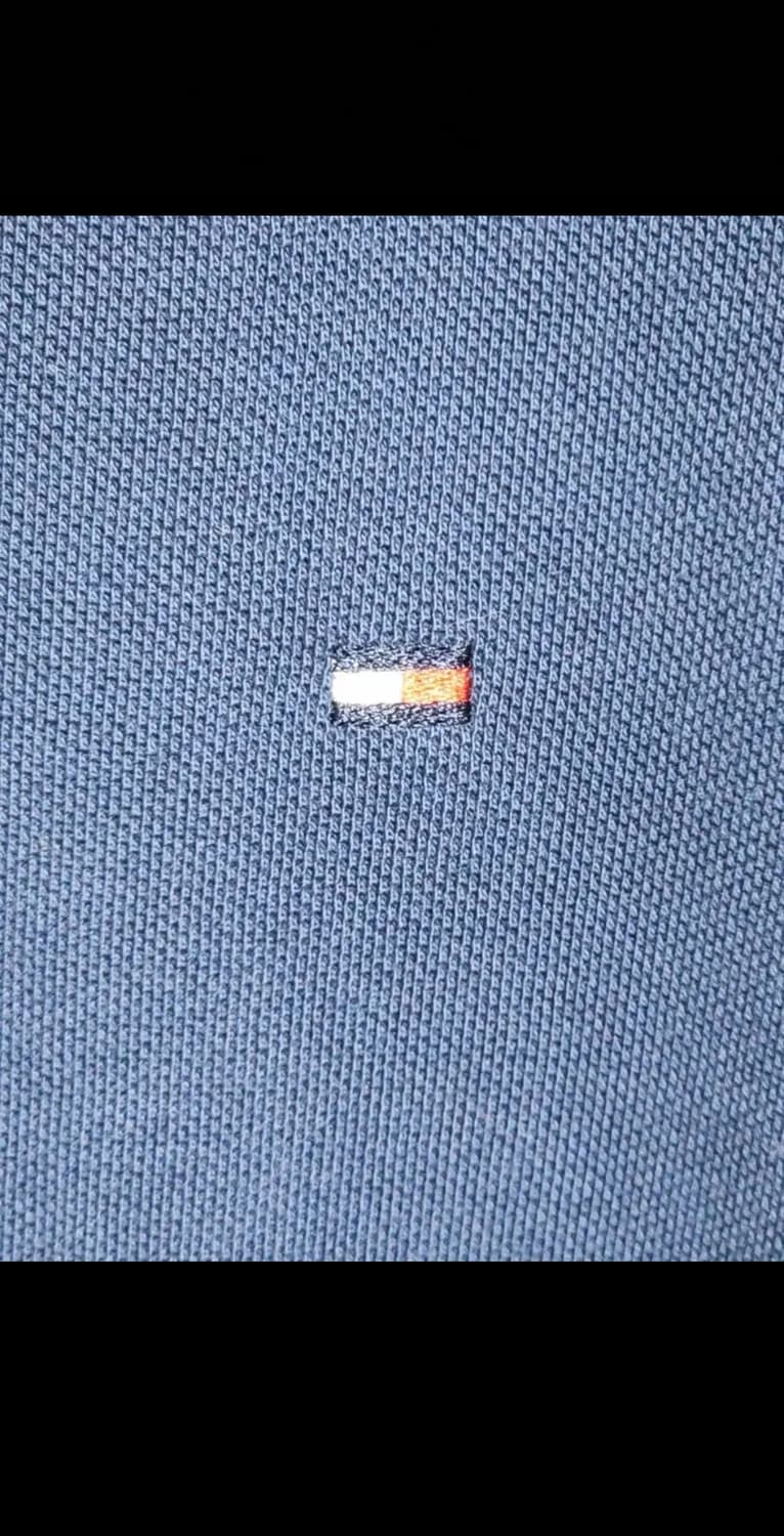 (L) 타미힐피거 반팔 카라티 네이비 라인배색 PK 폴로 티셔츠  상품이미지4