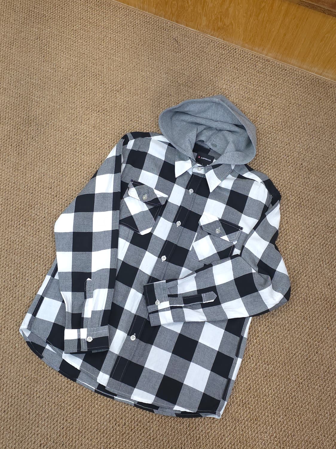 에어워크 후드 탈부착 남방 상품이미지1