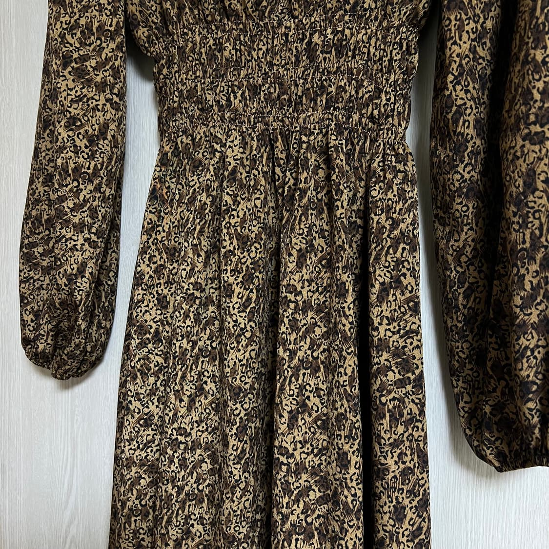 레오파드 롱원피스 상품이미지3