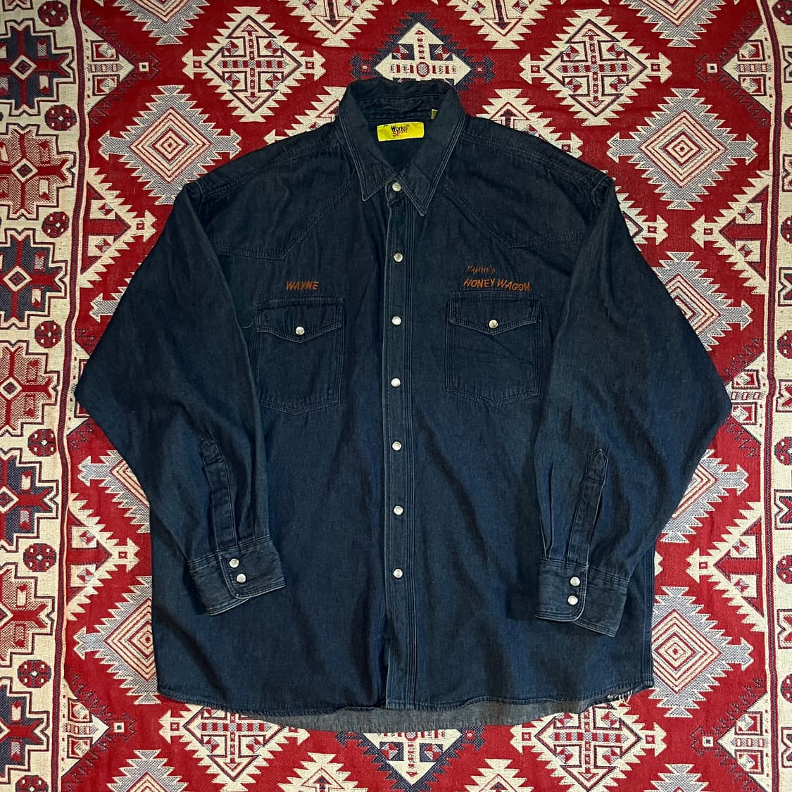 American Vintage . 투포켓 데님 워크셔츠 상품이미지1