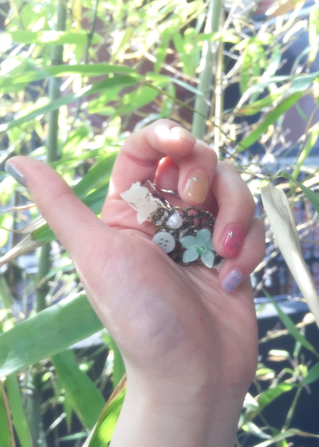 {오리엔탈} 비즈원석 핸드메이드 헤어핀 상품이미지3