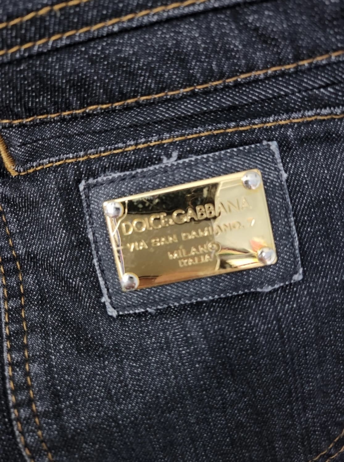 돌체앤가바나 블랙 데님 팬츠 44 청바지 상품이미지6