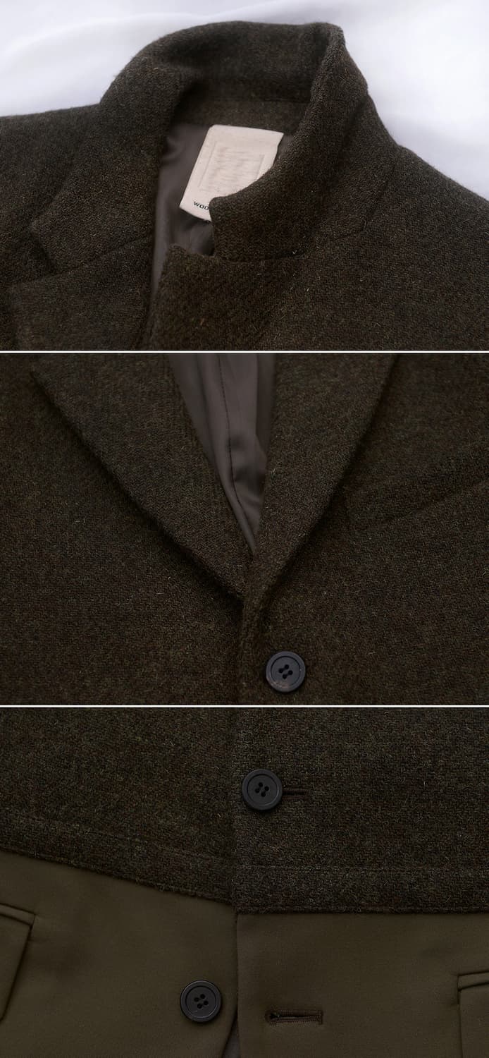 우영미 x 해리스 트위드 투블럭 블레이저 자켓 (48 / 95-100) 상품이미지9