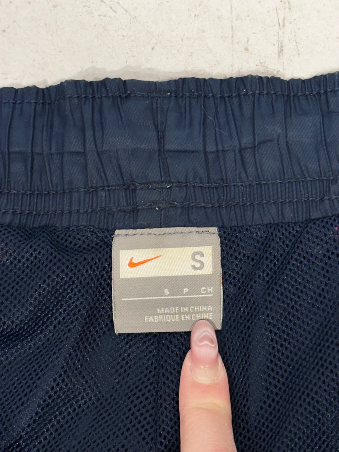 나이키 와이드 네이비 핑크 사이드 라인 추리닝 바지 트레이닝 팬츠 S 상품이미지7