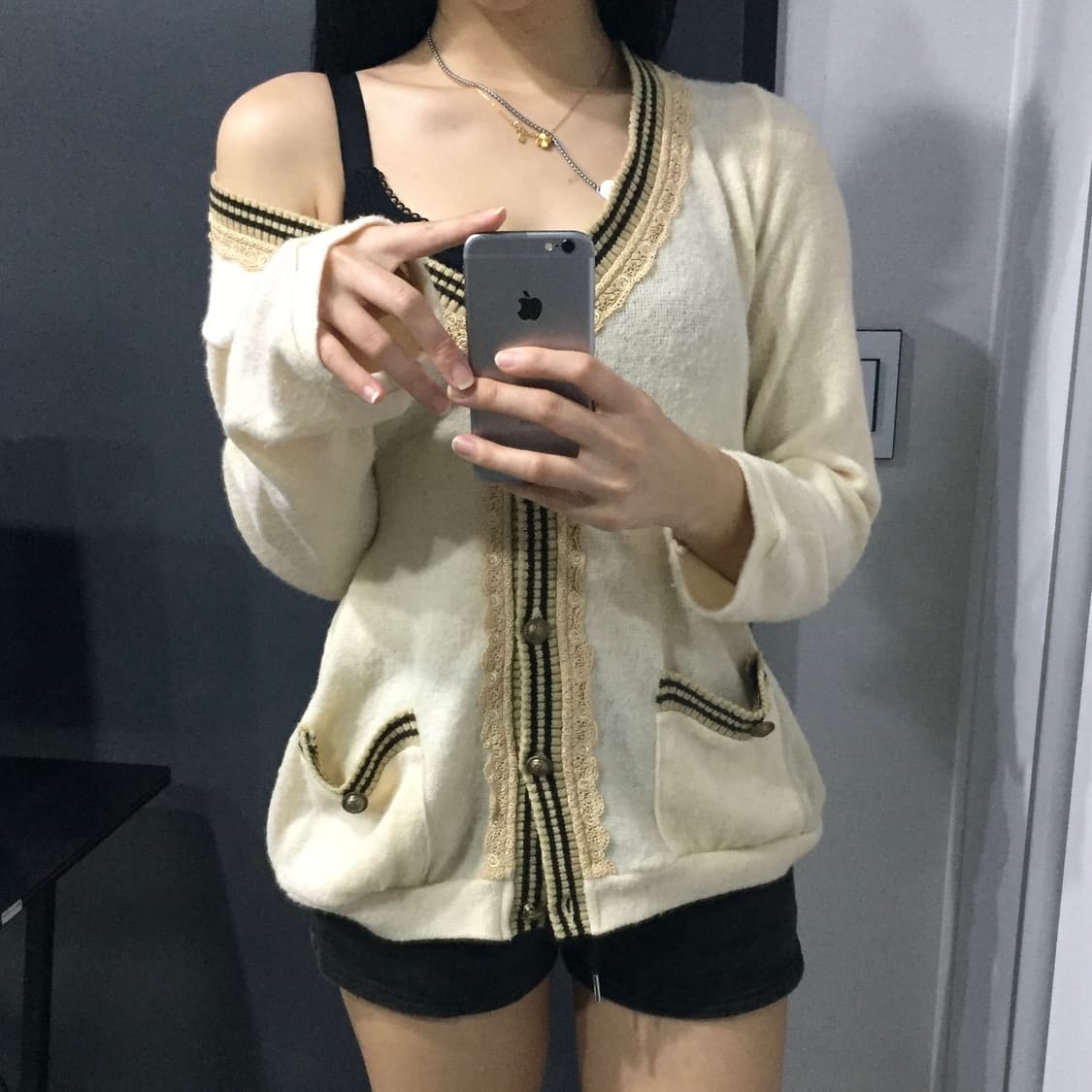 axes 르네상스 레이스 니트 가디건 상품이미지4