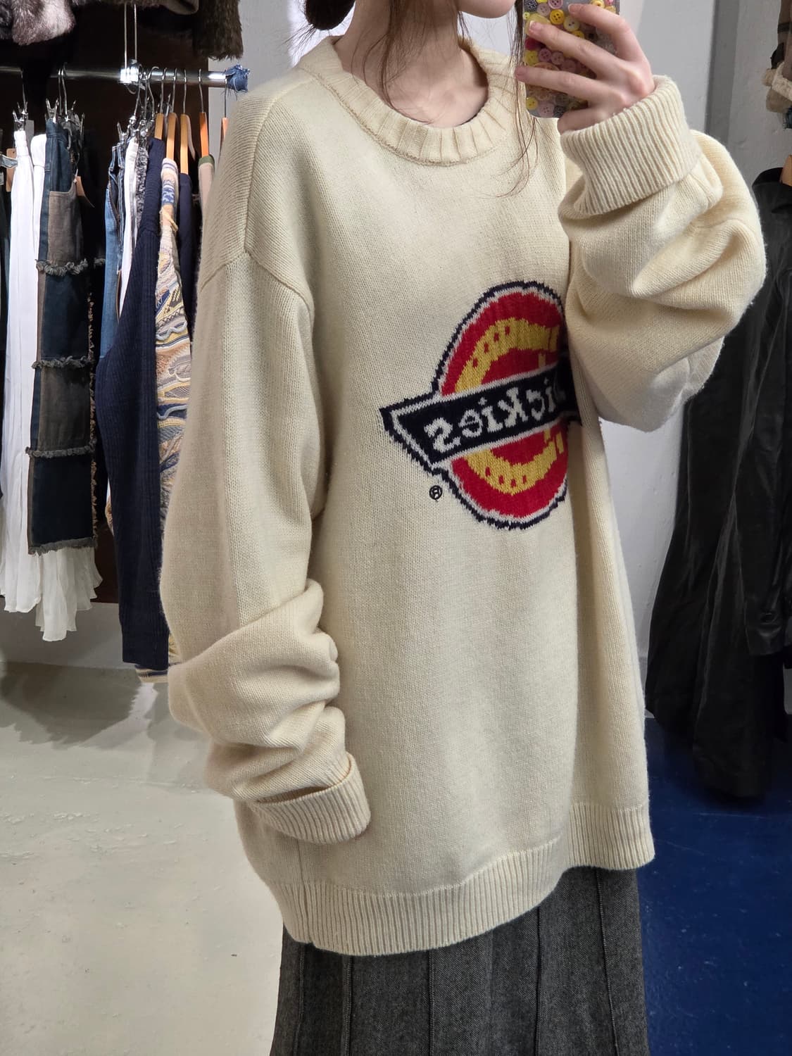 Dickies 디키즈 빅로고 올드스쿨 니트 상품이미지3