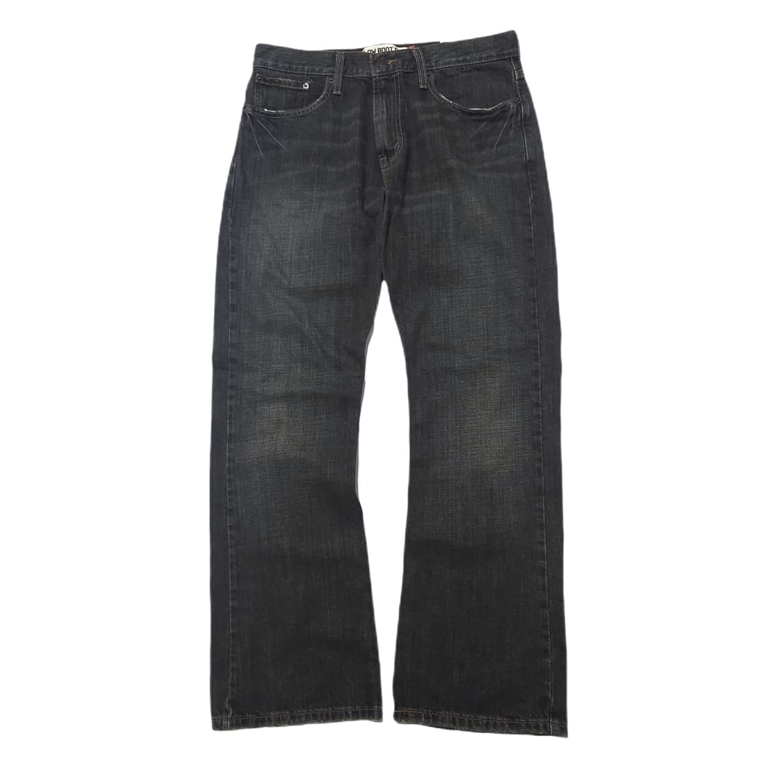 리바이스 527 로우 부츠컷 워싱 데님 팬츠 블랙 상품이미지1