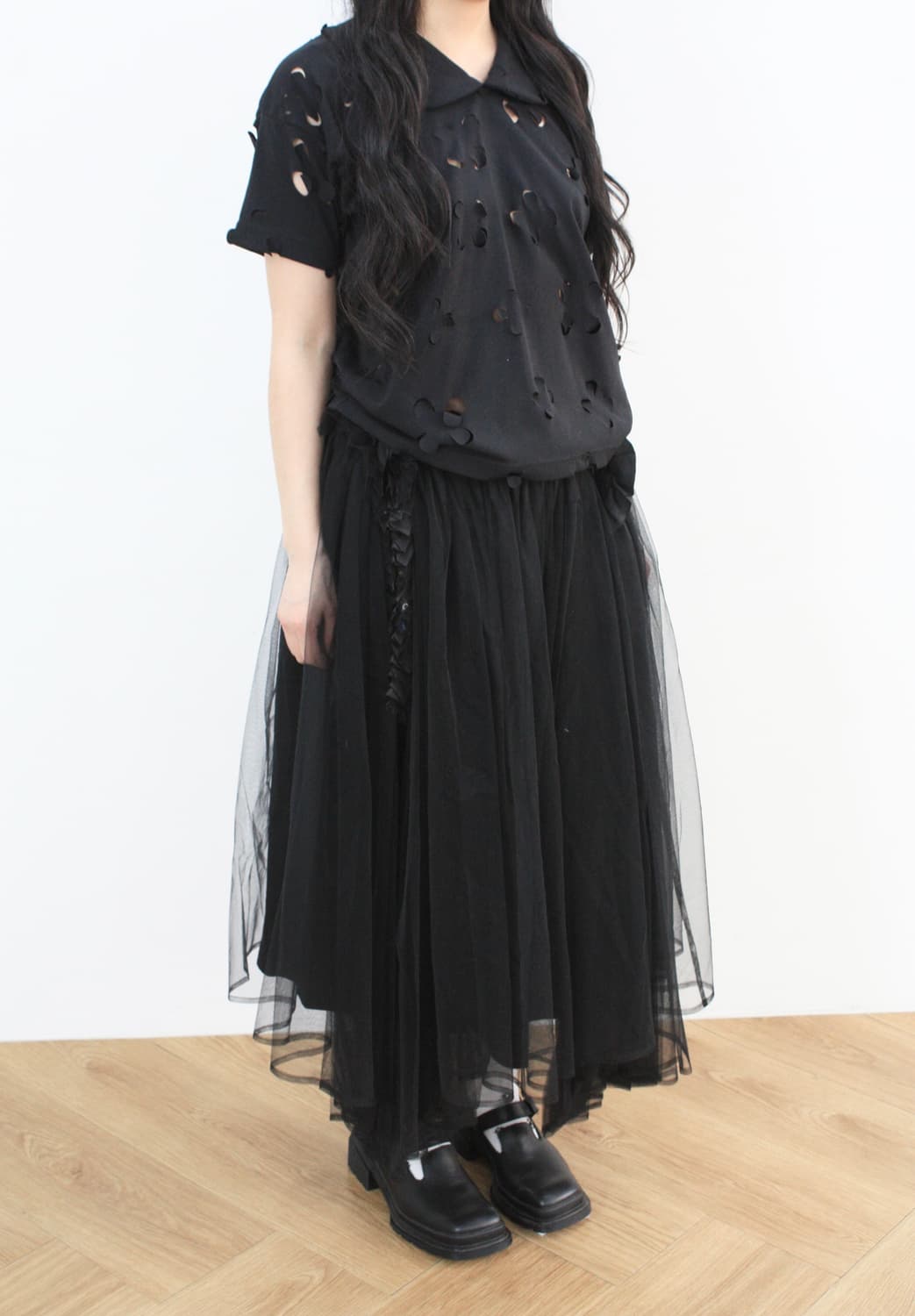 comme des garcons floral t-shirt 상품이미지2