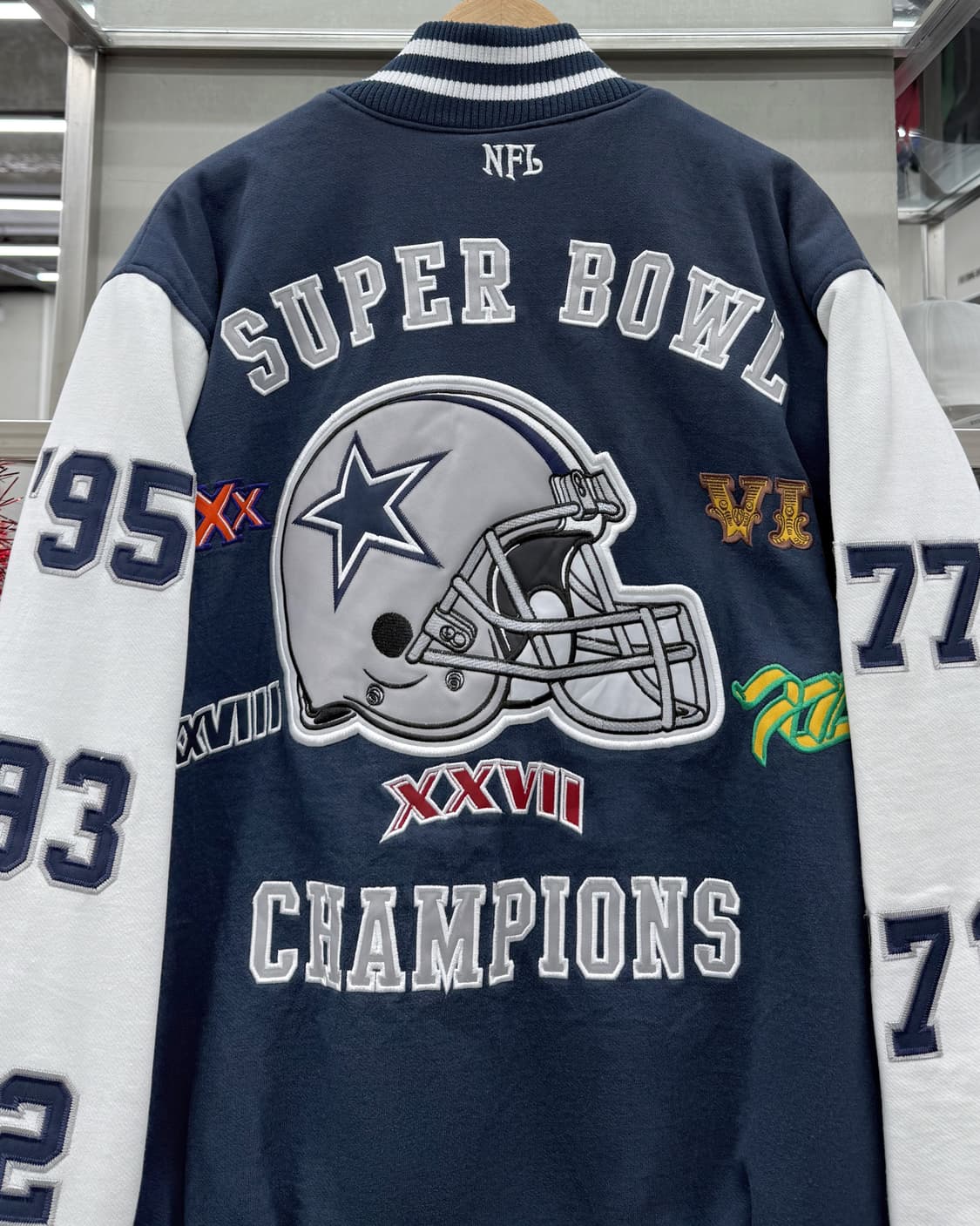 NFL 00s CowBoys 슈퍼볼 챔피언 스웻 스타디움 점퍼 상품이미지3