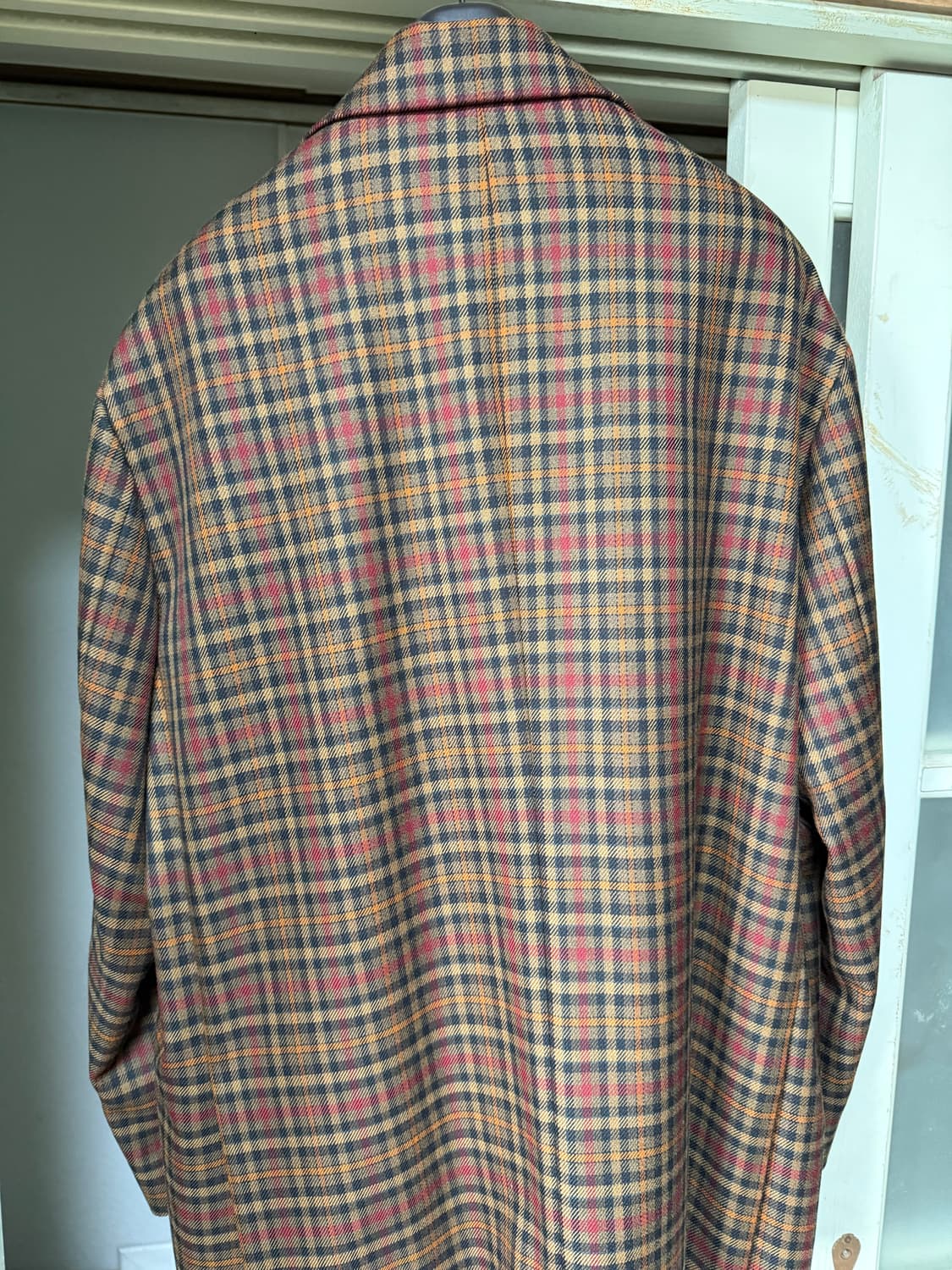 솔리드옴므 오버핏 체크 블레이저 (S193CJ15329D) 상품이미지4