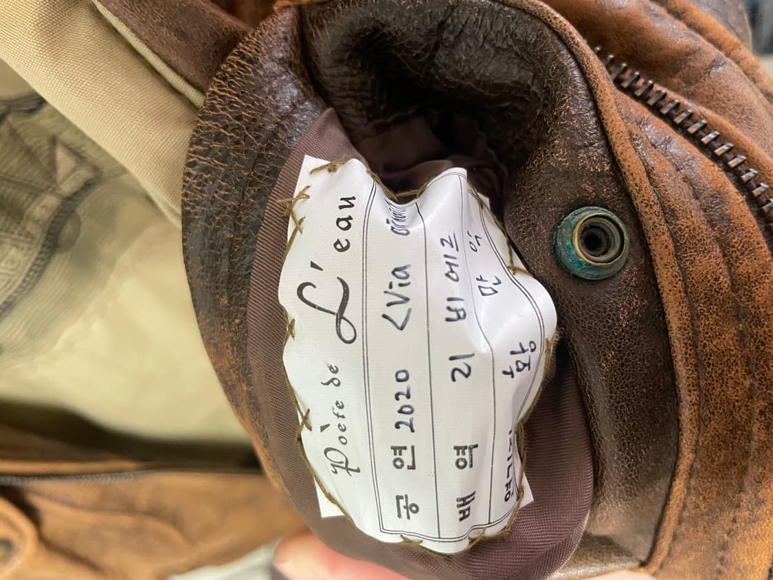 evans enterprises a-2 양가죽자켓 상품이미지4