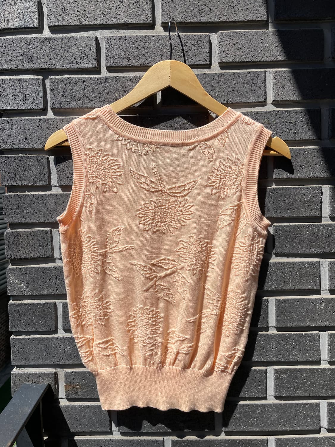 00s Courreges 꾸레쥬 로고 자수 슬리브리스 상품이미지7