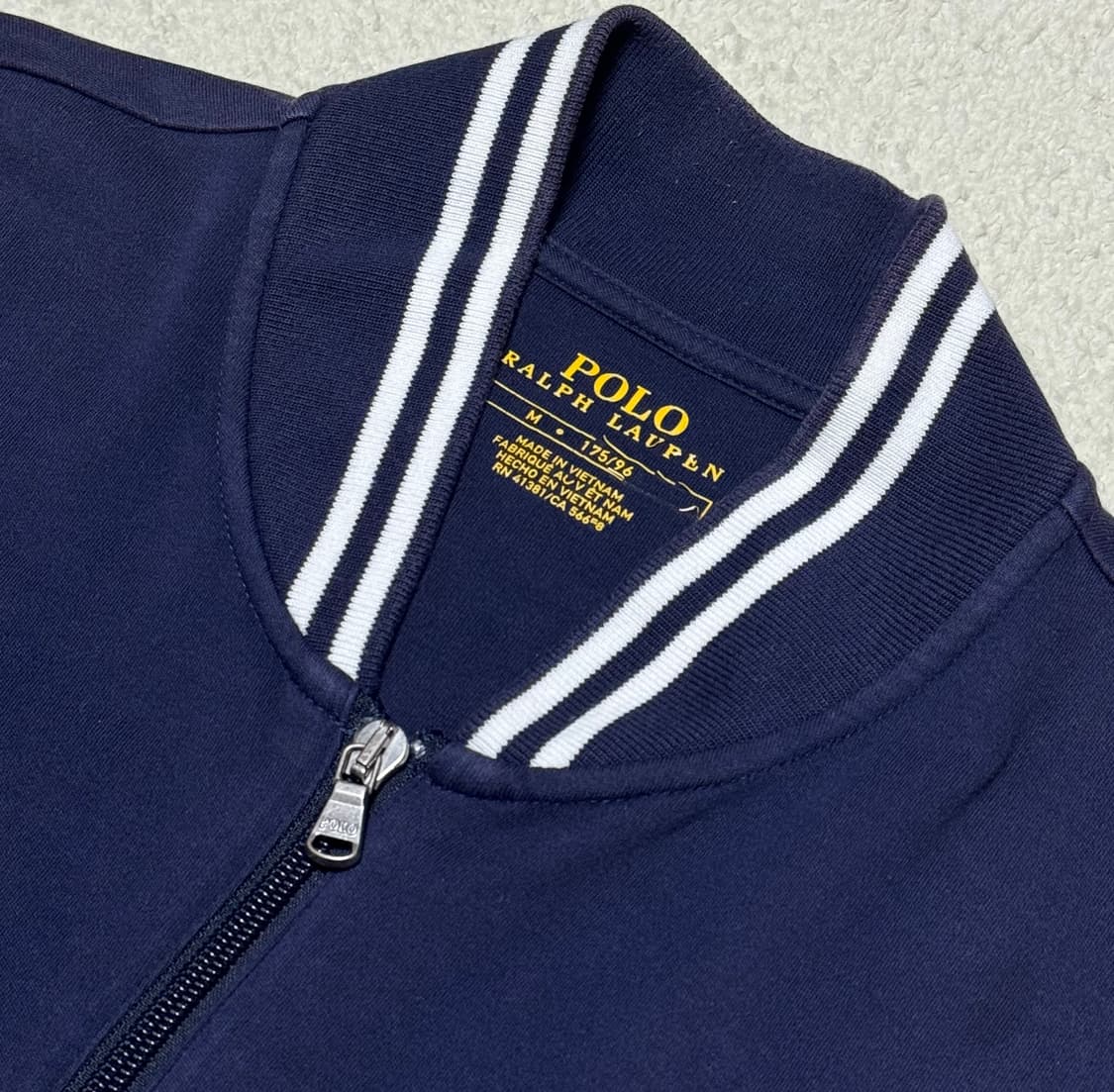 폴로 랄프로렌 네이비 면 집업 상품이미지4