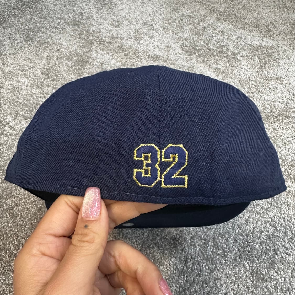 본더치 네이비 플랫빌 캡(59cm) 상품이미지4