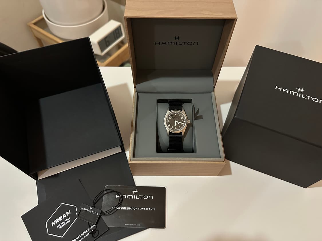 해밀턴 카키필드 쿼츠 33mm 상품이미지1