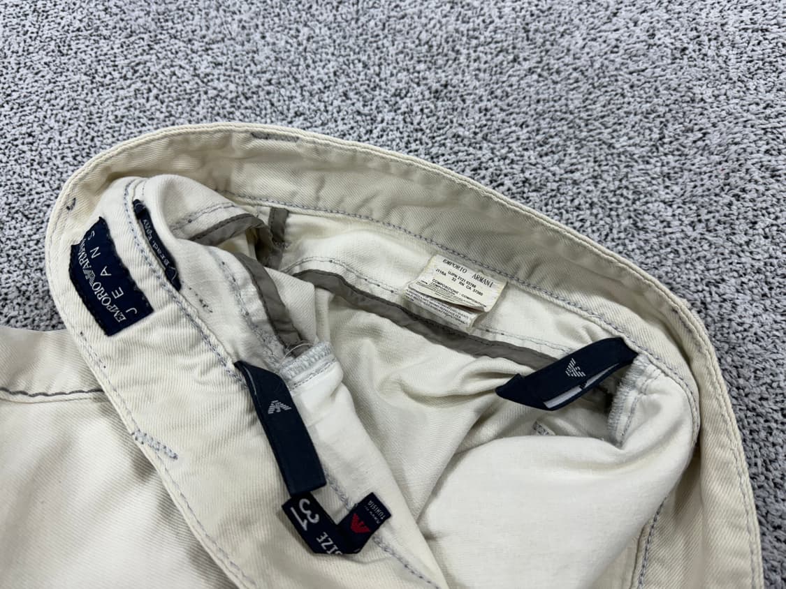 엠포리오 아르마니 스티치 화이트데님 상품이미지6