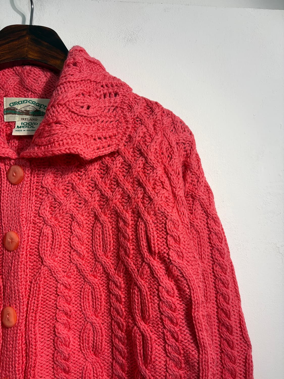 Arancraft 아란크래프트 울100% 아란니트 가디건 상품이미지8