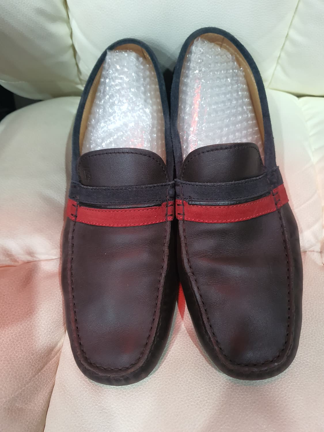 토즈 남성 브라운 가죽 로퍼 상품이미지1