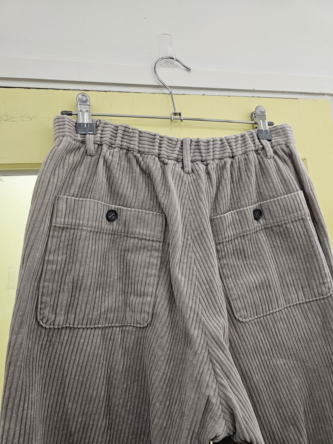 Japan P.A 연그레이 와이드 코듀로이PT 상품이미지8