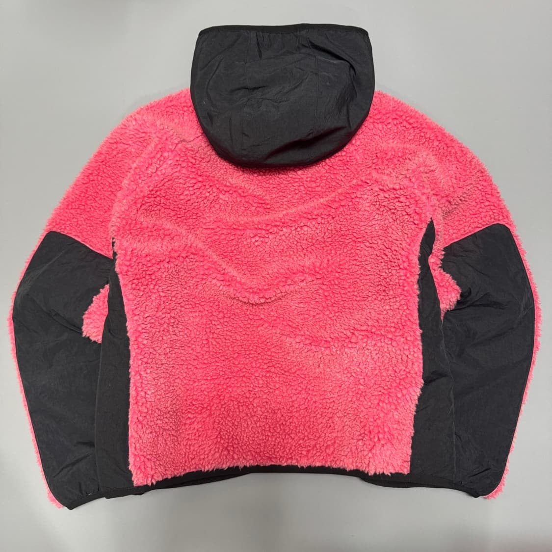 스투시(STUSSY) 핑크컬러 쉐르파 패널드 후드 자켓 상품이미지7