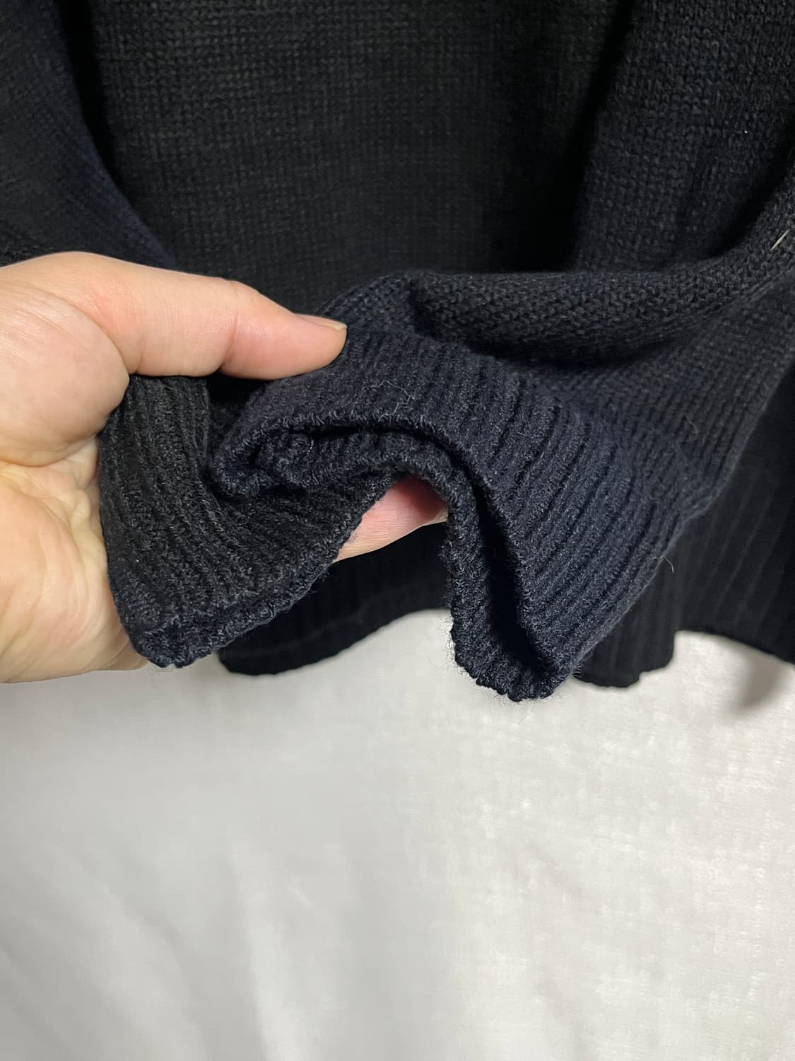 오버핏 폴라티 풀오버 니트 2XL 상품이미지2