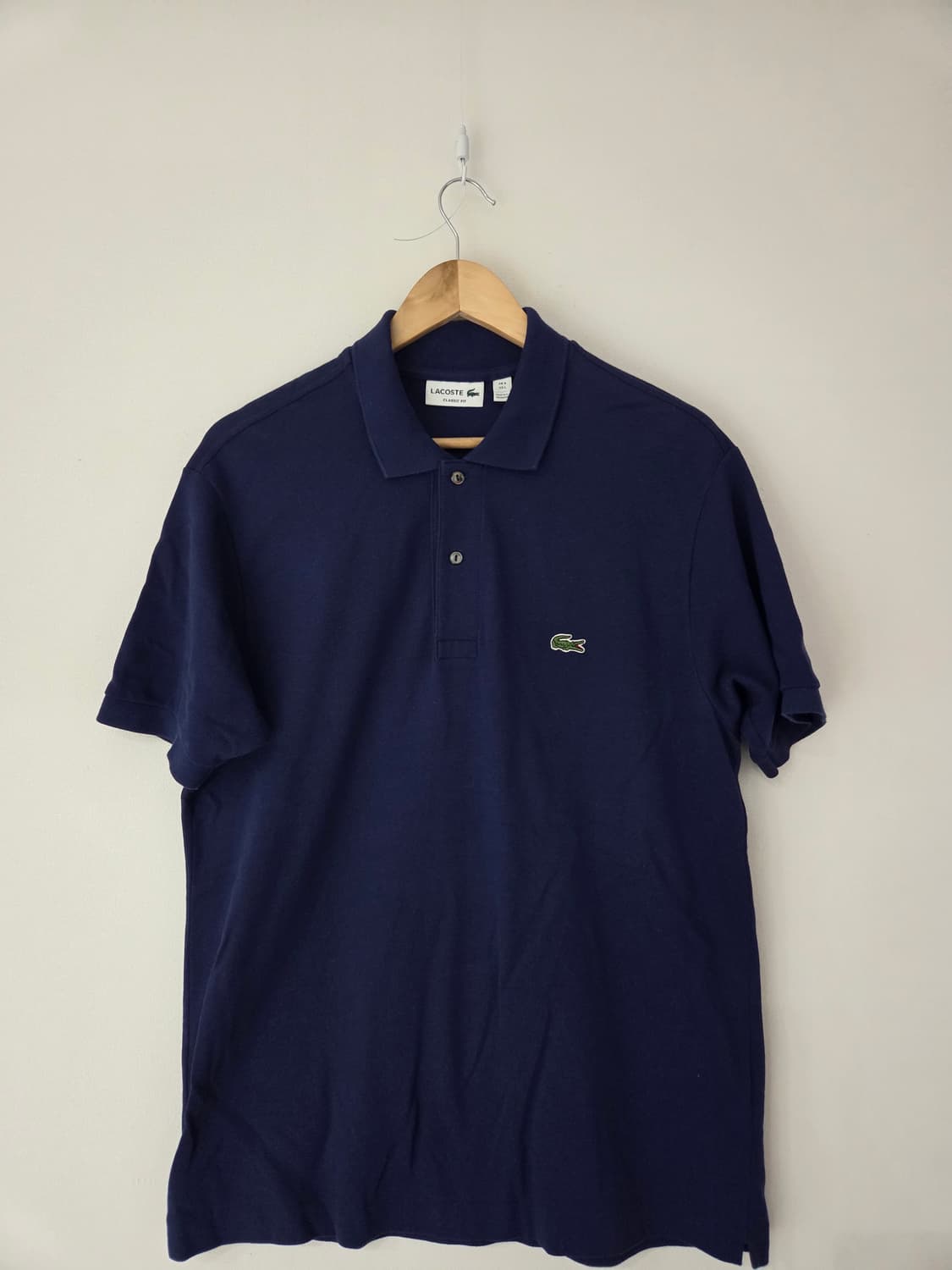 라코스테 네이비 반팔카라티(클래식핏,105사이즈) 상품이미지2