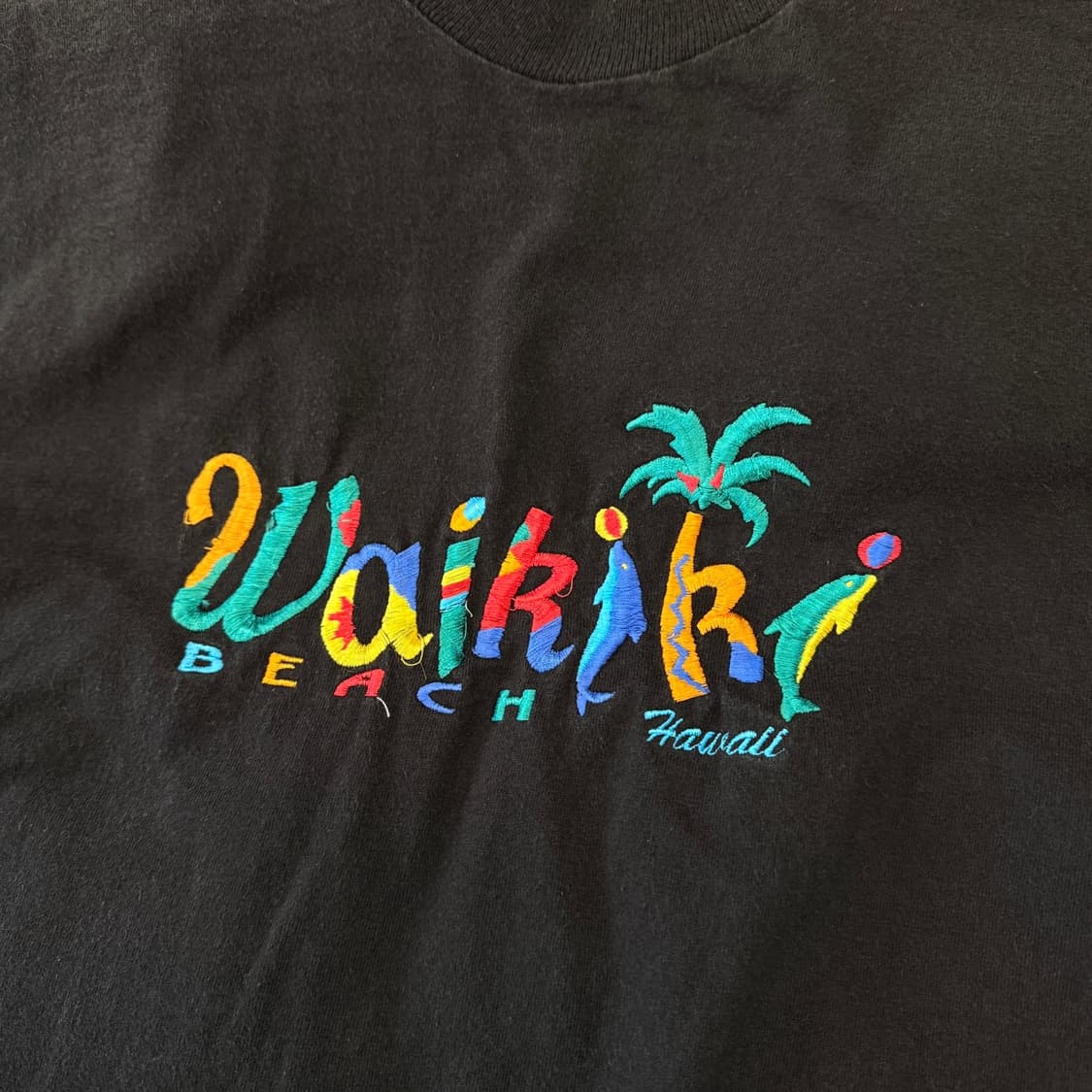 90S 와이키키 스티치 자수 미국빈티지 L SIZE 상품이미지1