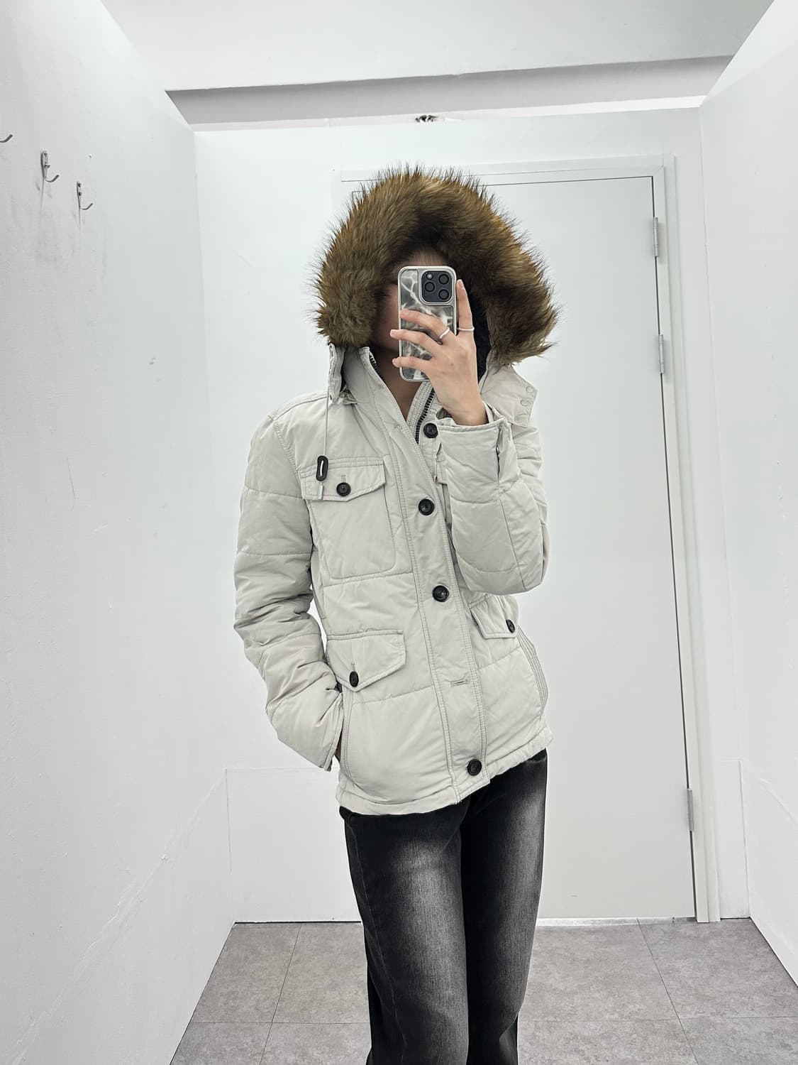 ZARA man fur puffer  상품이미지4