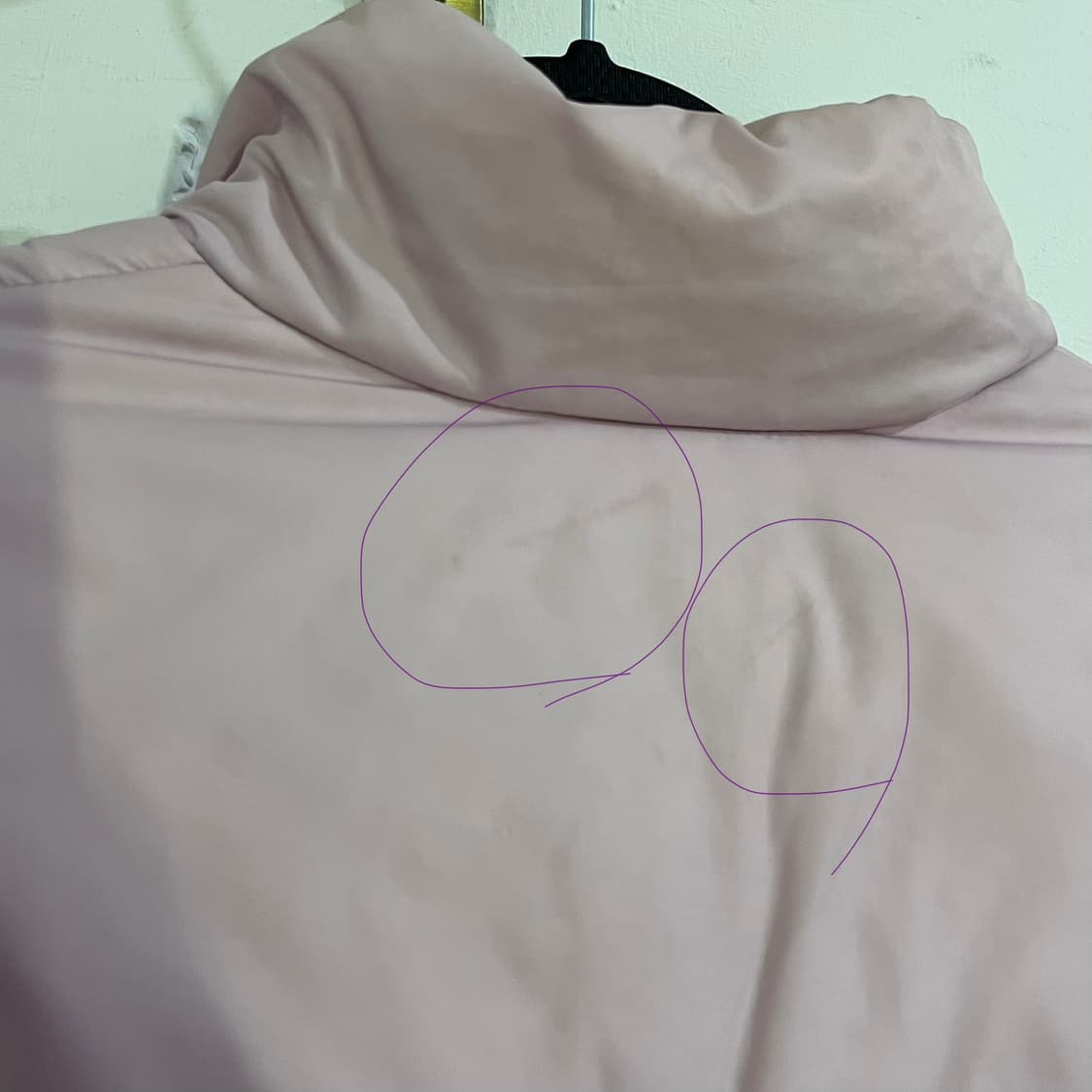 나이키 조끼 탈부착 패딩 연보라색 상품이미지9