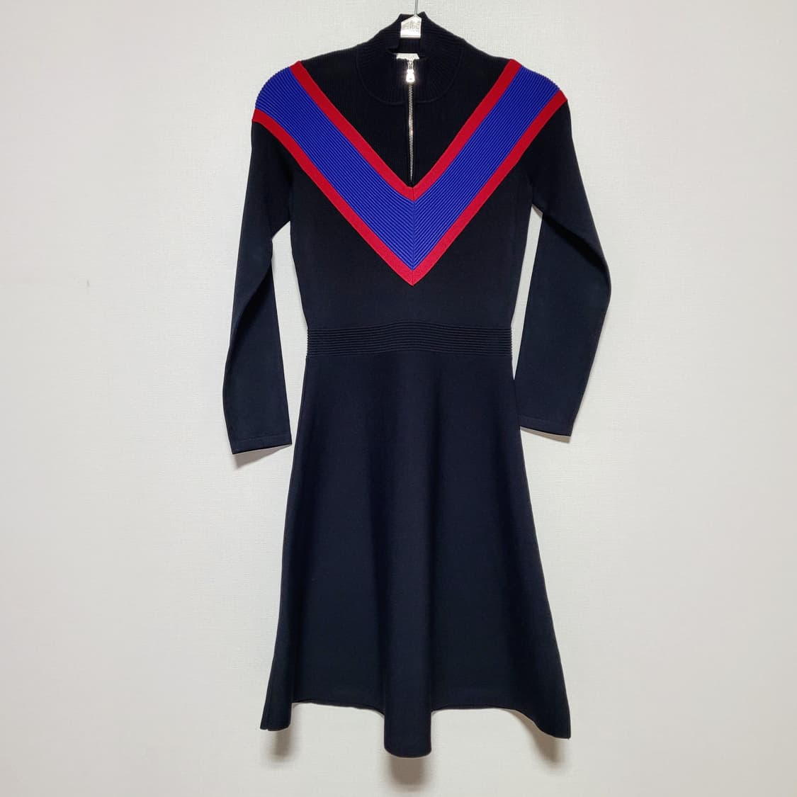 산드로 SANDRO 니트 원피스 하프집업 (44-날씬55/표기1) 새상품 상품이미지1