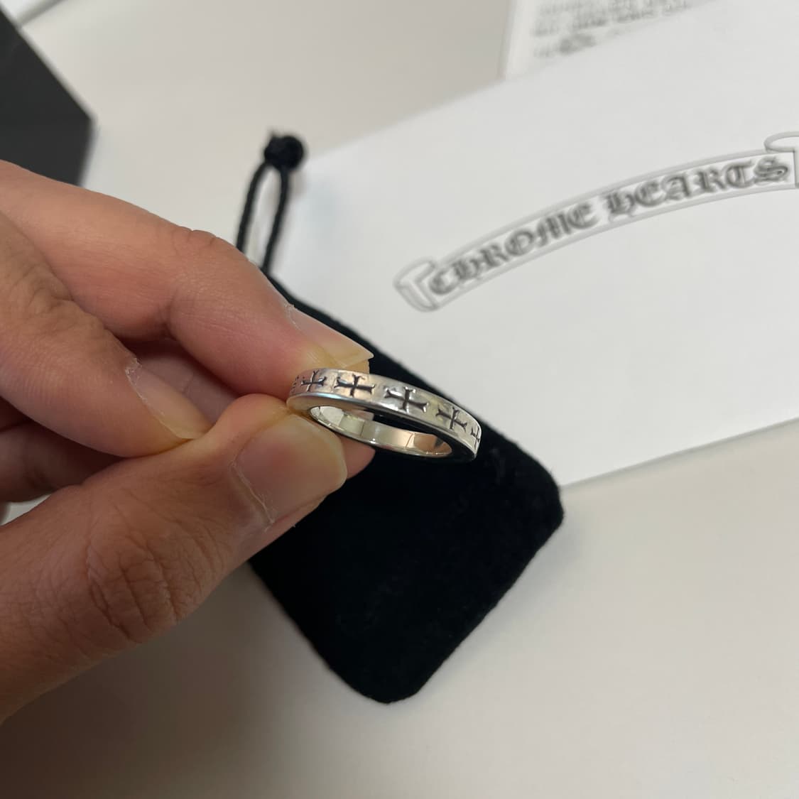 크롬하츠 퍽유링 3mm US7 상품이미지4