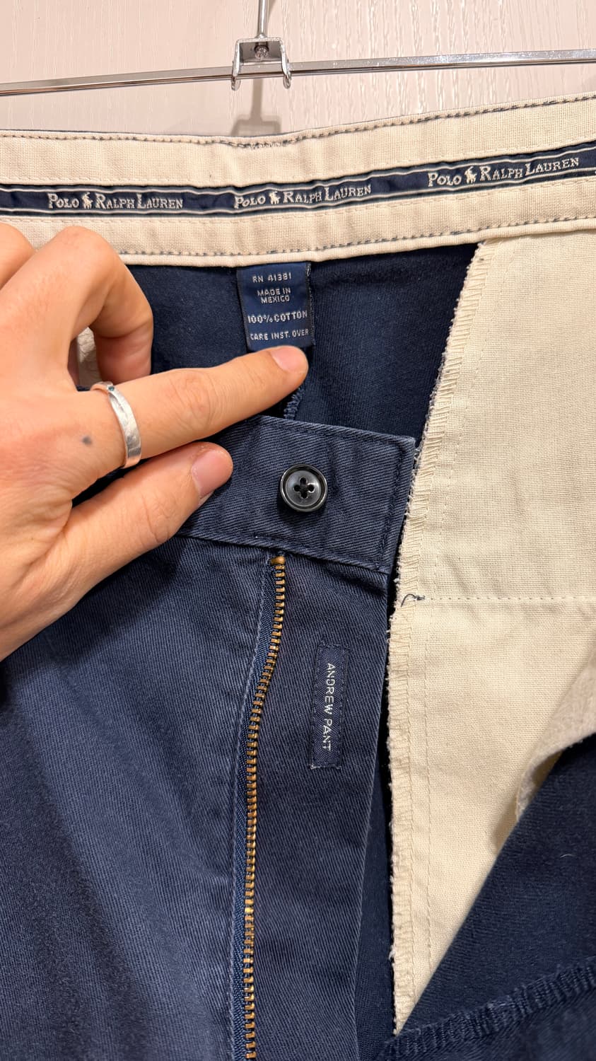 (31/32) 폴로 빈티지 앤드류 치노 팬츠 네이비 상품이미지3