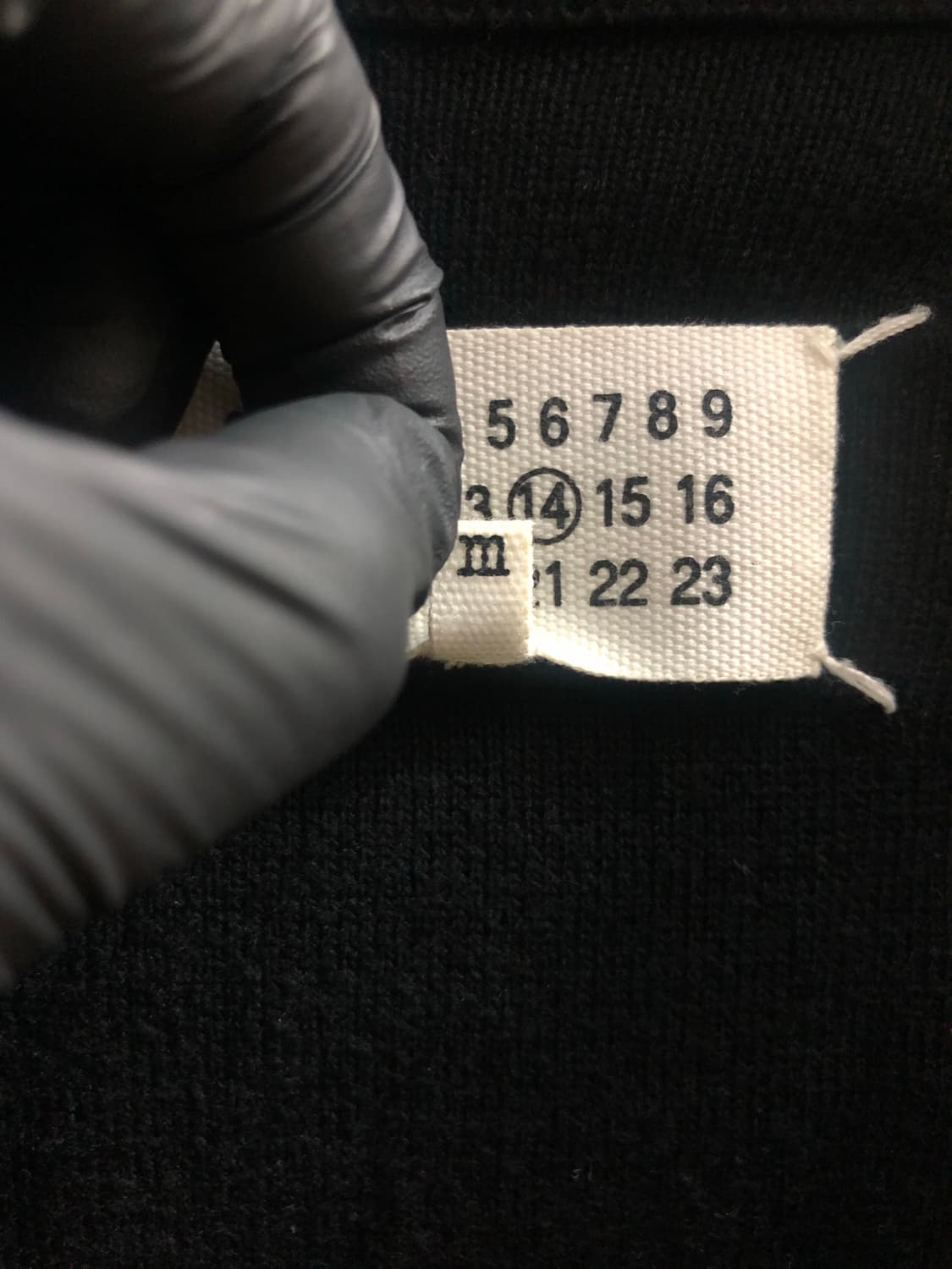 [M] 마르지엘라 엘보우 패치 가디건 블랙 상품이미지4