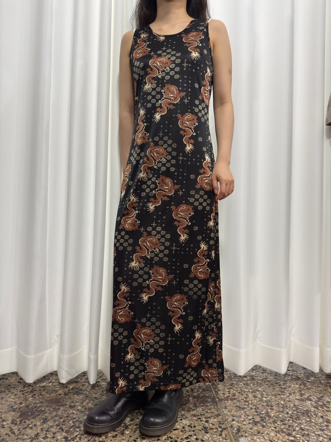 oriental dragon sleeveless dress 상품이미지4