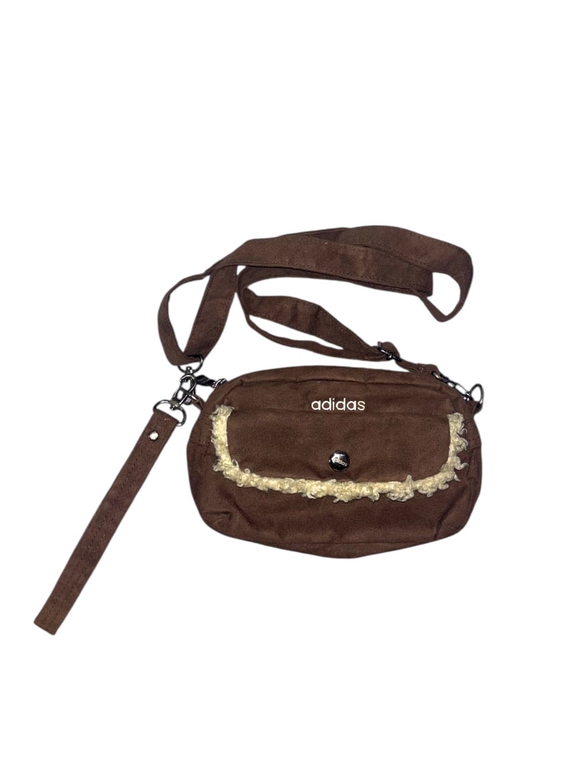 아디다스 y2k 빈티지 스웨이드 숄더백 상품이미지3