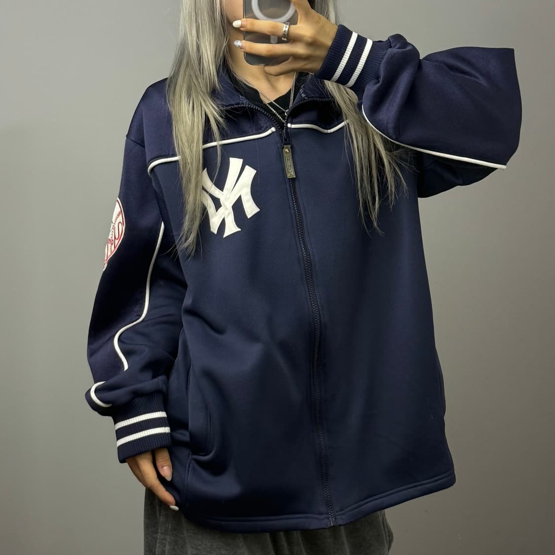 Majestic 00s NY YANKEES 트랙 자켓 상품이미지1