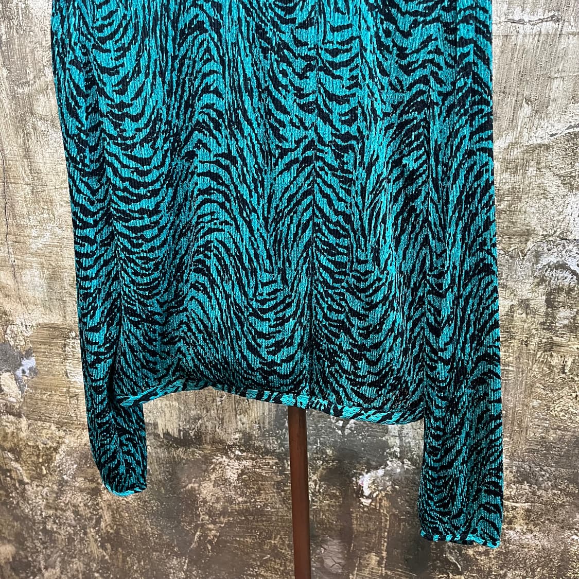 80s 빈티지 플리츠 블라우스 상품이미지3