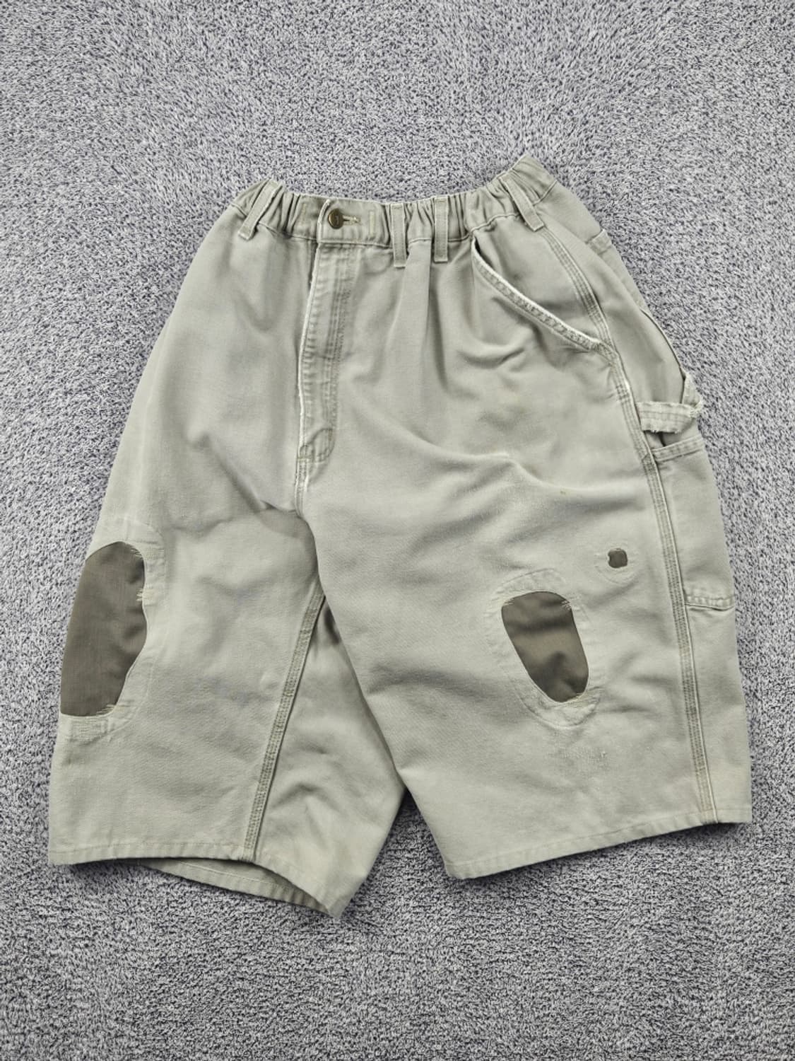 칼하트 캔버스 카펜터 쇼츠 반바지 커스텀 (42" 추정) / 11794 상품이미지1