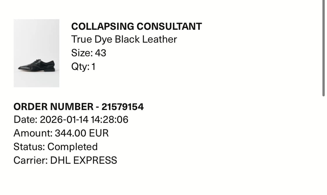 아워레가시 컬랩싱 컨설턴트 43사이즈 상품이미지3