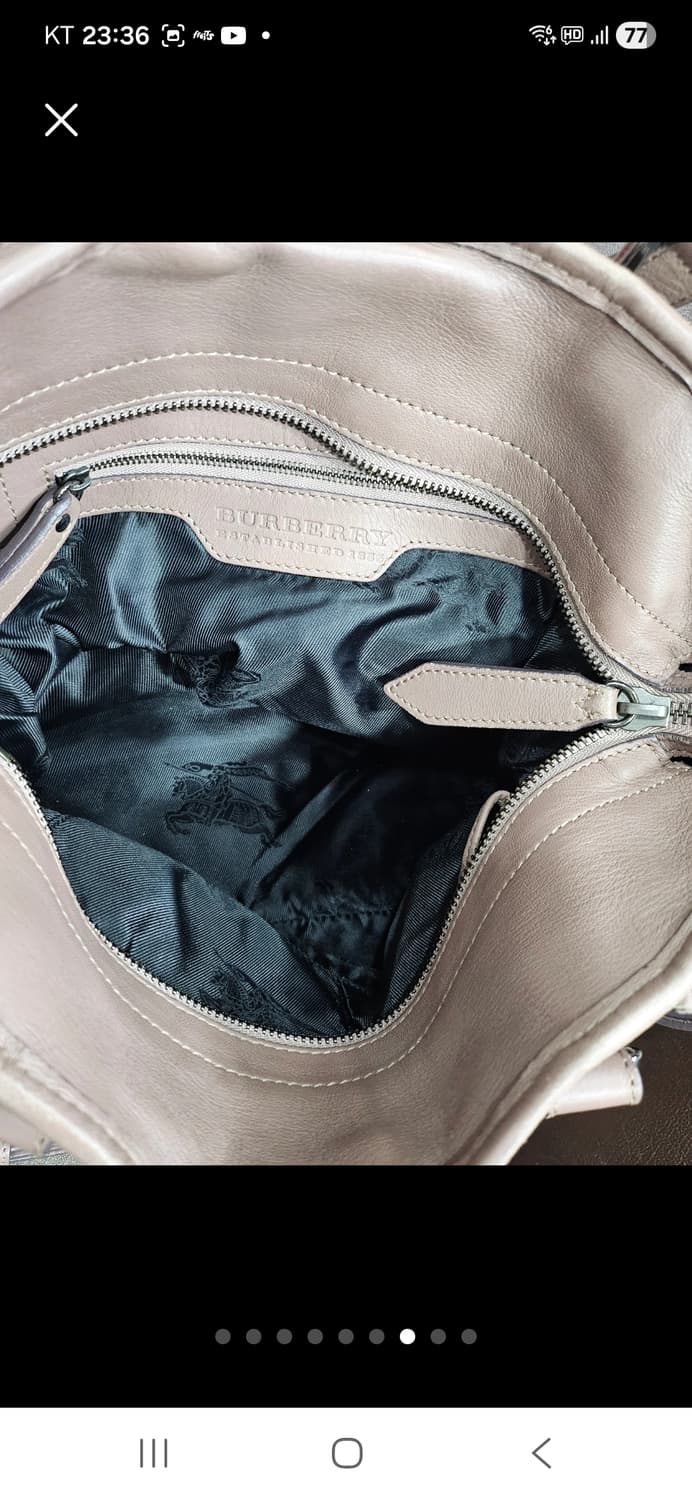 버버리 프로섬 셔링 레더 숄더 상품이미지7