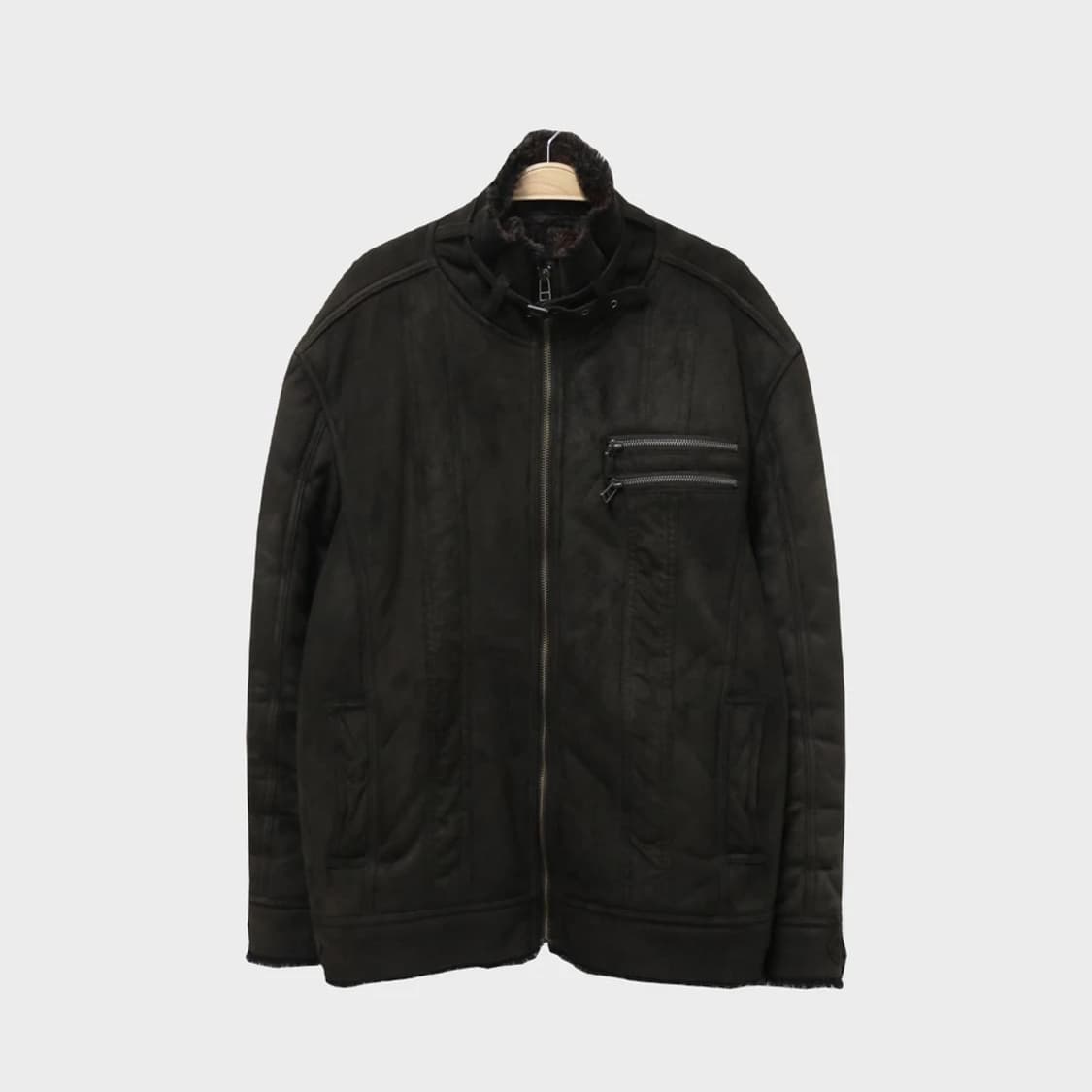 URBAN COLLECTION 하이넥 퍼 무스탕 63723 상품이미지1