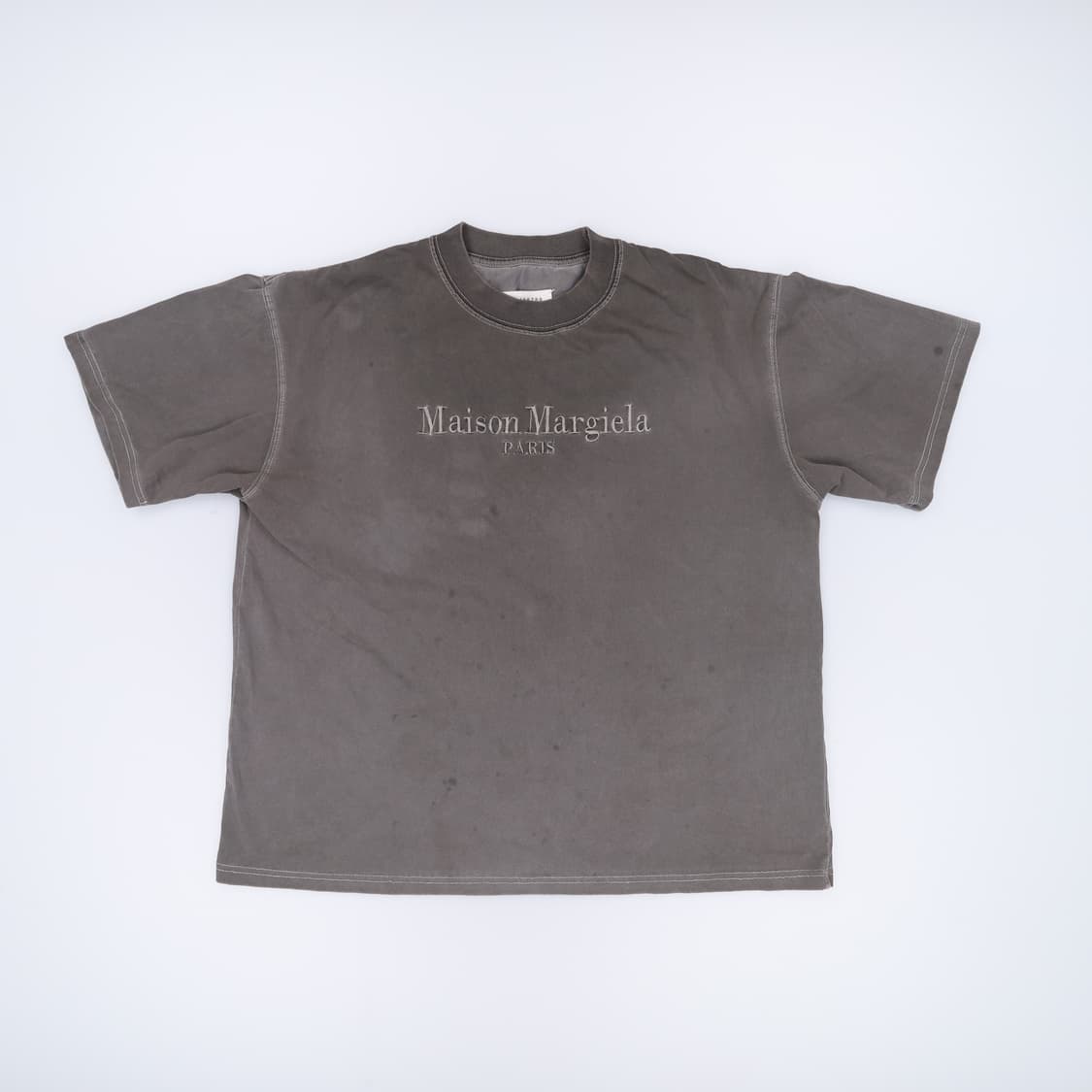 L정도 피그먼트 레터링 반팔티 0311H1 상품이미지1