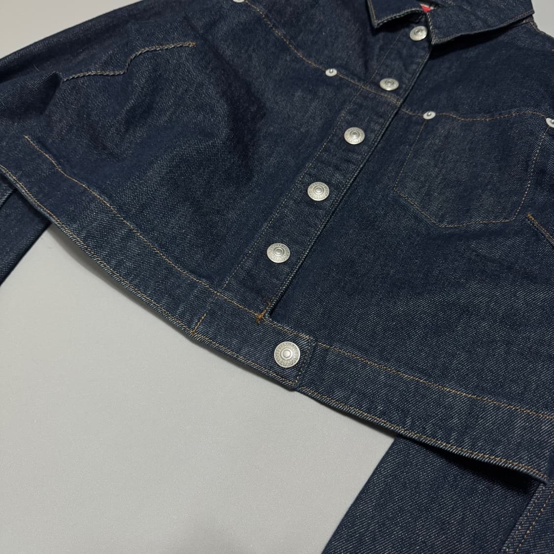 리바이스 인디고블루 코튼 혼방 LEJ 엔지니어드 쇼트 트러커 자켓 상품이미지4