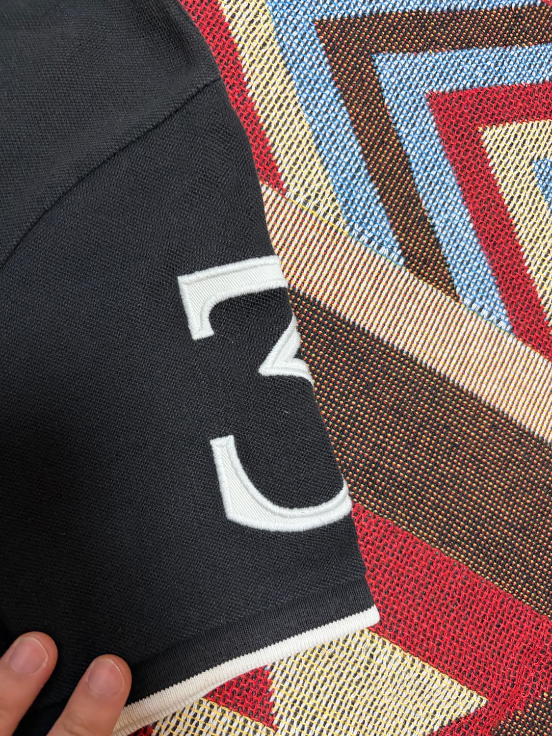 M) 폴로 빅포니 블랙와치 카라티 치프키프 상품이미지3