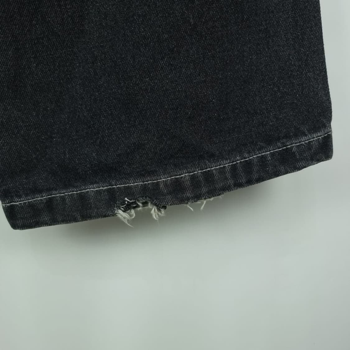 [꼼파뇨] 흑청 와이드 카고 카펜터 데님 팬츠 M18677 상품이미지10